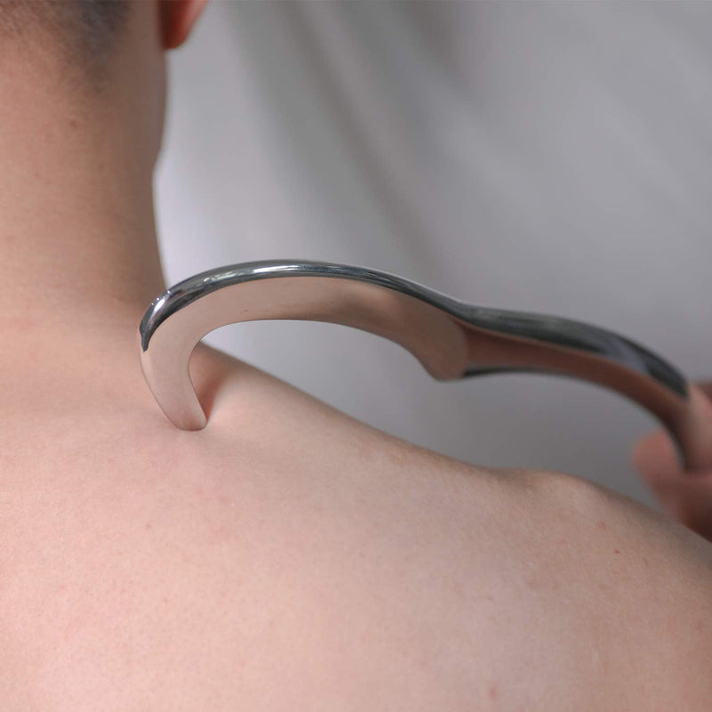 [Australia] - STICKON Stainless Steel Gua Sha Scraping Massage Tool IASTM Tools Great Soft Tissue Mobilization Tool (STICKON-07) 