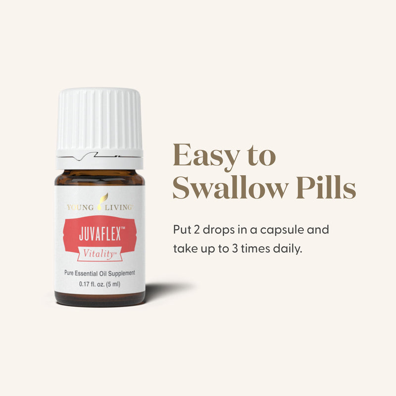 Young Living JuvaFlex Vitality Essential Oil - Support for Cleansing, Holistic Wellness, Natural Detoxification, and a Healthy Lifestyle - Awakening Aroma - 5ml