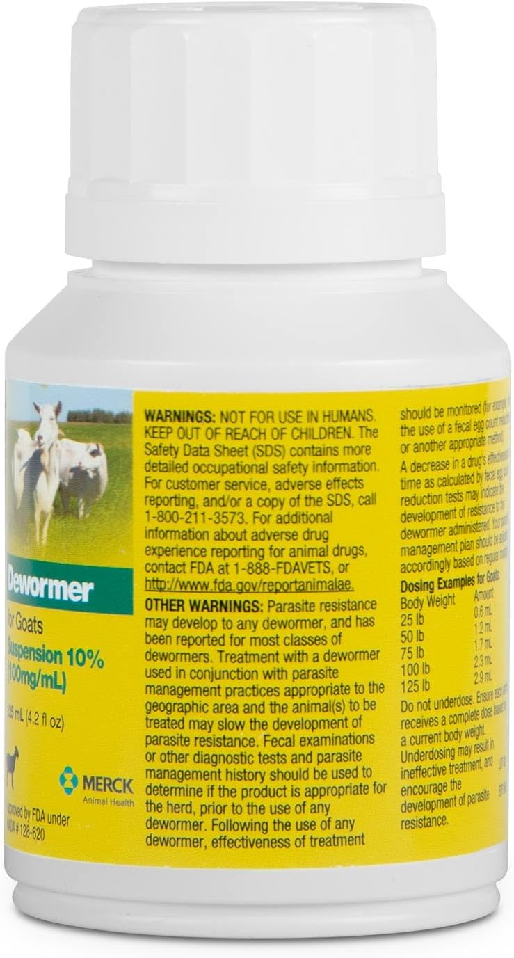 [Australia] - Safe-guard (Fenbendazole) Dewormer Liquid 125ml Merck Safe-Guard Goat Dewormer 