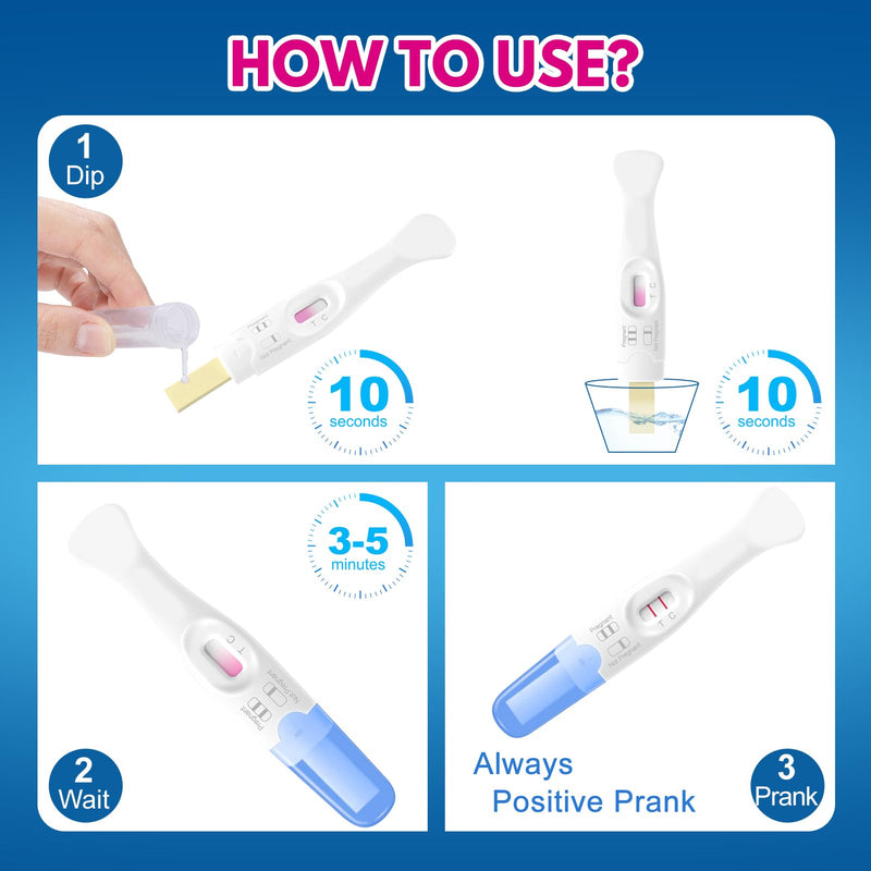HCG Water Drops, Clear & Odorless - Positive Pregnancy Test Prank Pregnancy Test Always Positive - Perfect for Party Pranks and April Fool's Day Jokes