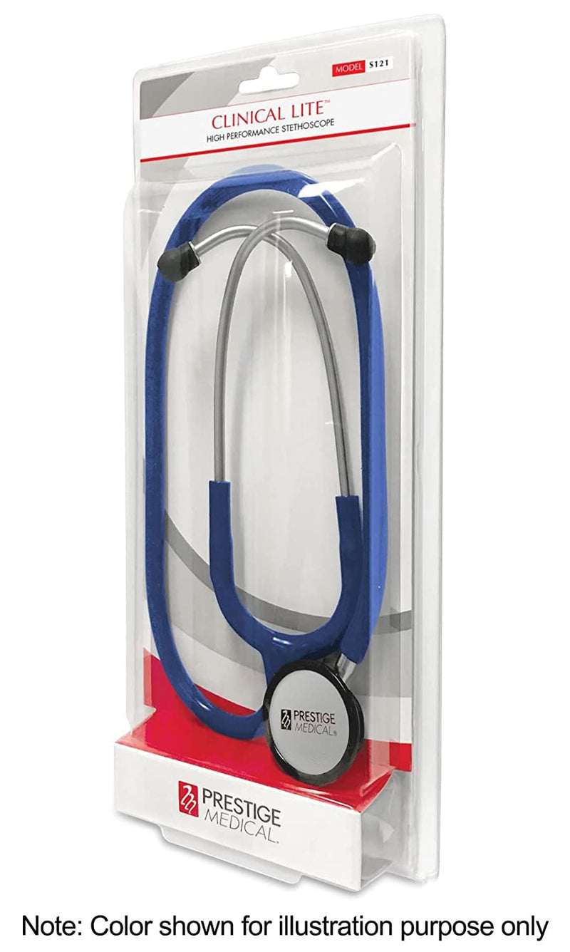 [Australia] - Prestige Medical Clinical Lite™ Stethoscope, Rainbow & Stealth/Black Rainbow & Stealth / Black Adult 