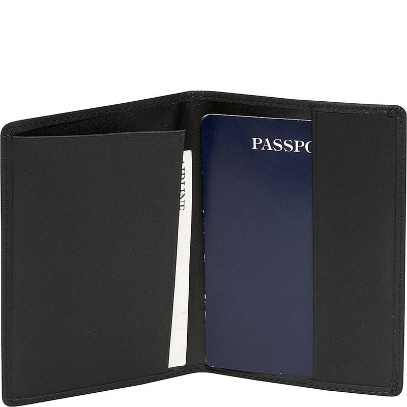 Royce Leather Rfid Blocking Passport Travel Document Organizer In Genuine Leather Packing Organizer, Black 3