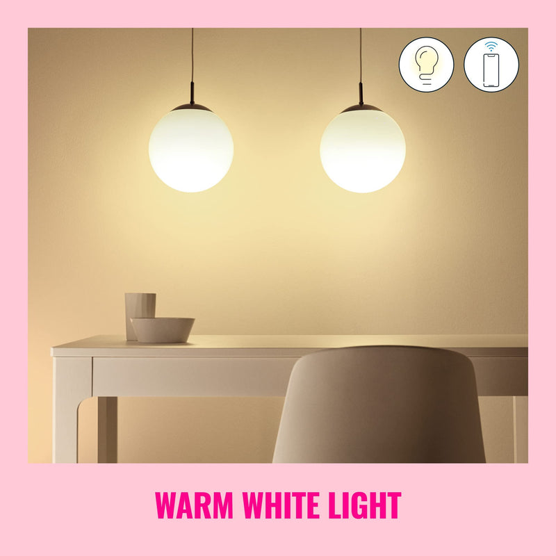 [Australia] - WiZ Connected 60W A19 LED Smart Light Bulbs - Connects to Your Wi-Fi - E26 Smart Bulb - Control with Voice or App + Activate with Motion - Matter Compatible - 2 Pack A19 Bulb 