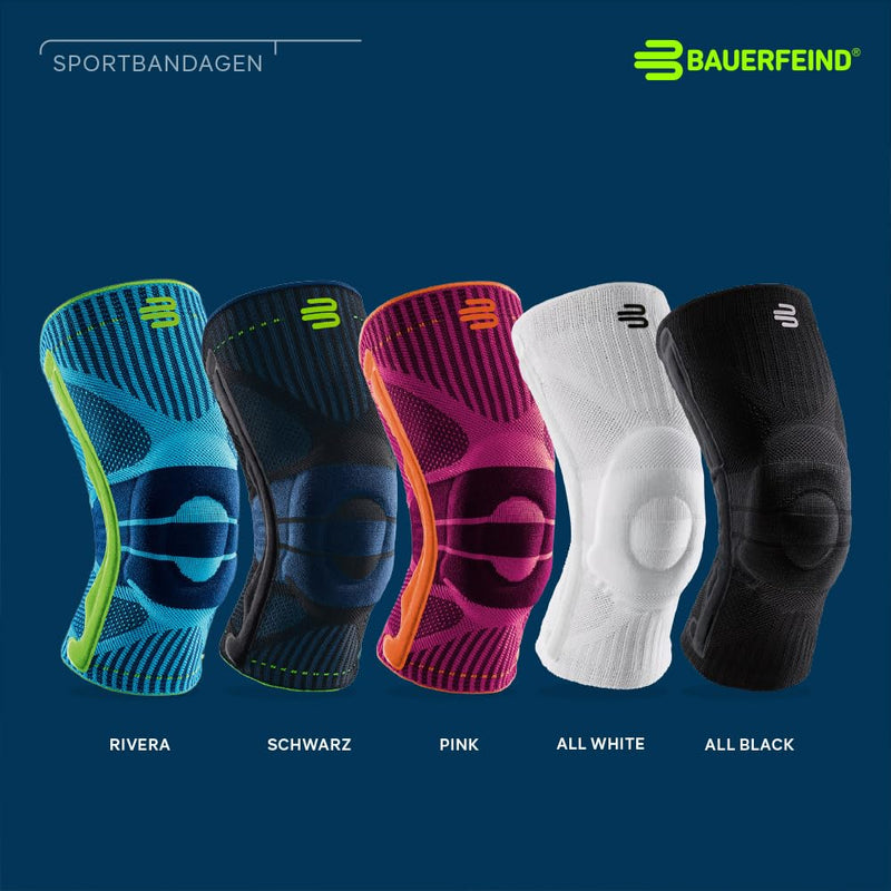 [Australia] - Bauerfeind knee bandage “Knee Support” with silicone ring, can be worn on the right and left Rivera L 