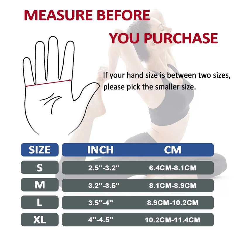 [Australia] - Zexhoor 2 Pairs Arthritis Compression Gloves for Men and Women Carpal Tunnel Pain Relief Fingerless for Typing and Daily Work L BK2 