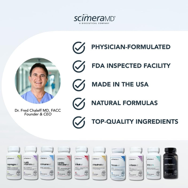ScimeraMD® ZincMD Immune Support Supplement with Zinc, Elderberry, Vitamin C, Vitamin D, and Echinacea, 60 CT