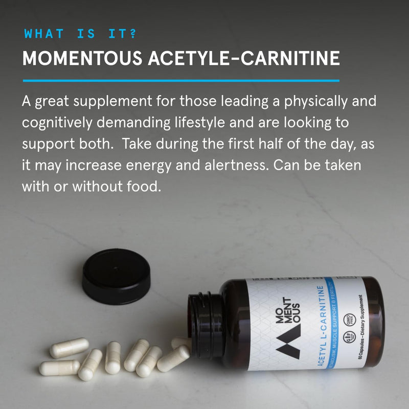 [Australia] - Momentous Acetyl-Carnitine, 60 servings 
