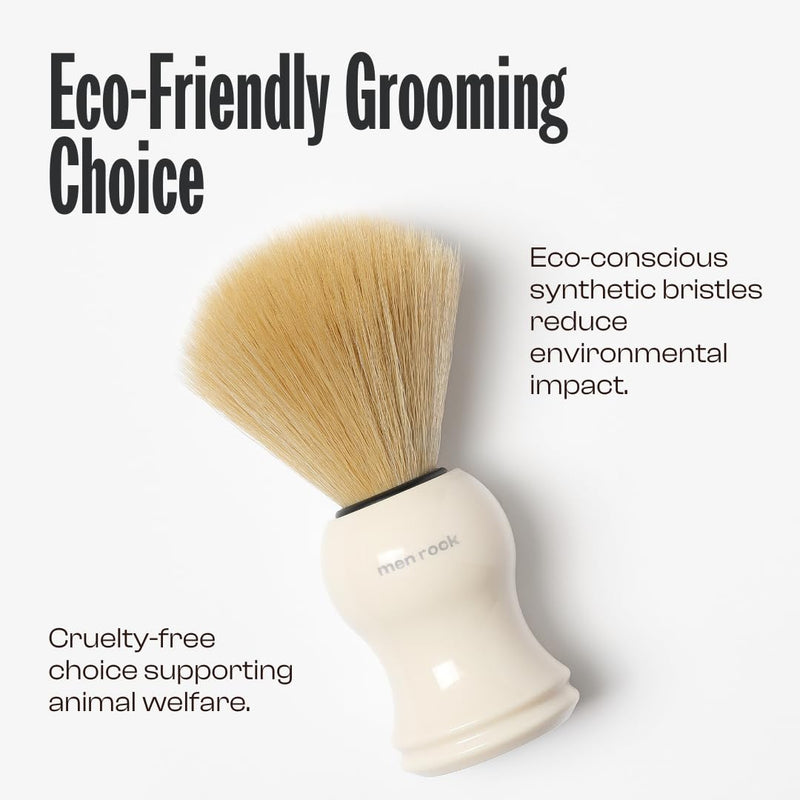 [Australia] - Men Rock The Shaving Brush – Vegan shaving brush with synthetic bristles, 1 piece 