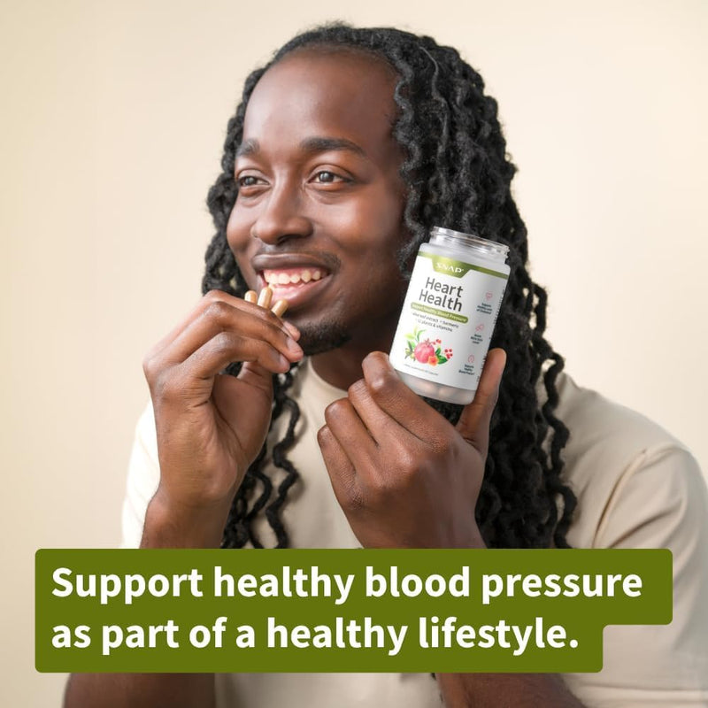 [Australia] - Snap Supplements Heart Health Supplements and Blood Circulation Supplements, 180 Capsules 90 Count (Pack of 2) 