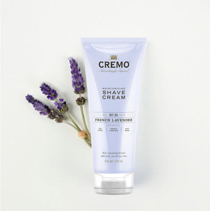 [Australia] - Cremo French Lavender Moisturizing Shave Cream, Astonishingly Superior Ultra-Slick Shaving Cream for Women Fights Nicks, Cuts and Razor Burn, 6 Fl Oz 6 Ounce (Pack of 1) 