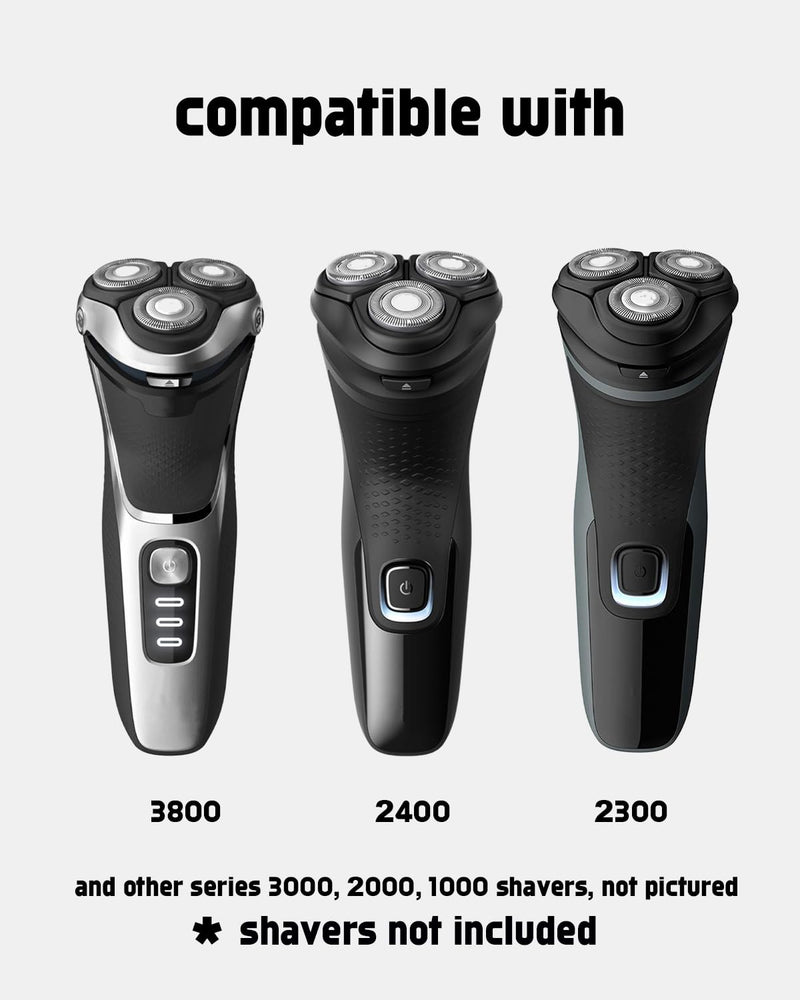 6 Pack SH30 Replacement Heads Compatible with Philips Norelco Shaver 2400 Replacement Blades Compatible with Norelco Replacement Heads for Electric Razor for Men 3900 3800 3600 2300, Gifts for Men 6 Packs
