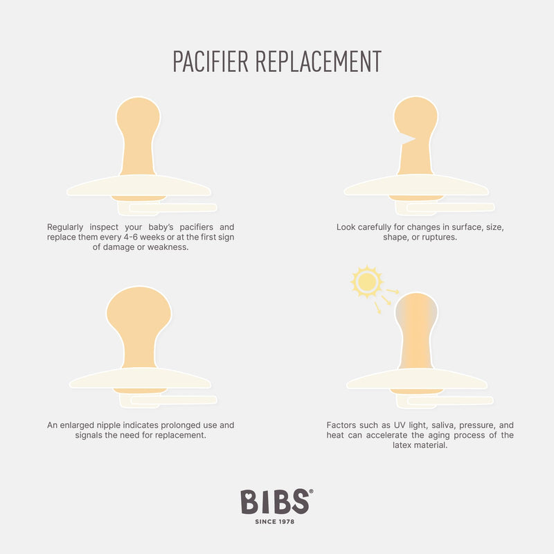 [Australia] - BIBS Pacifiers - Colour 4 Pack | Round Nipple Baby Pacifier | BPA Free Natural Rubber Latex Soother | Made in Denmark | Size 6-18 Months | Boy Colors 6-18 Month 