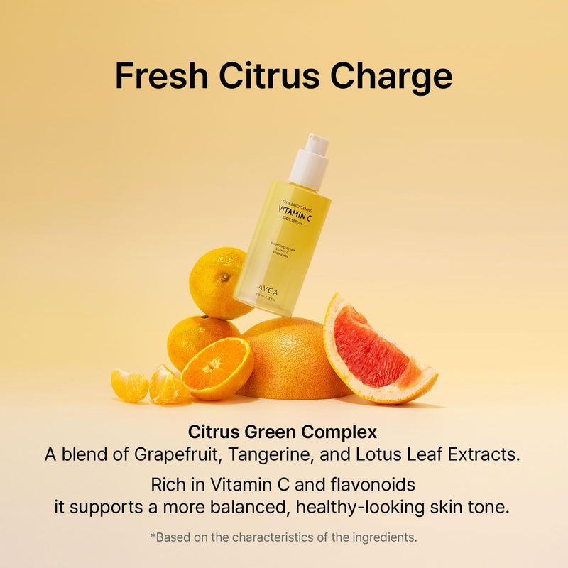 AVCA Vitamin C Brightening Serum 100ml(3.38 fl. oz) – Niacinamide Dark Spot & Even Tone, Antioxidant Face Serum for Dull Skin, K-Beauty, Fragrance-Free