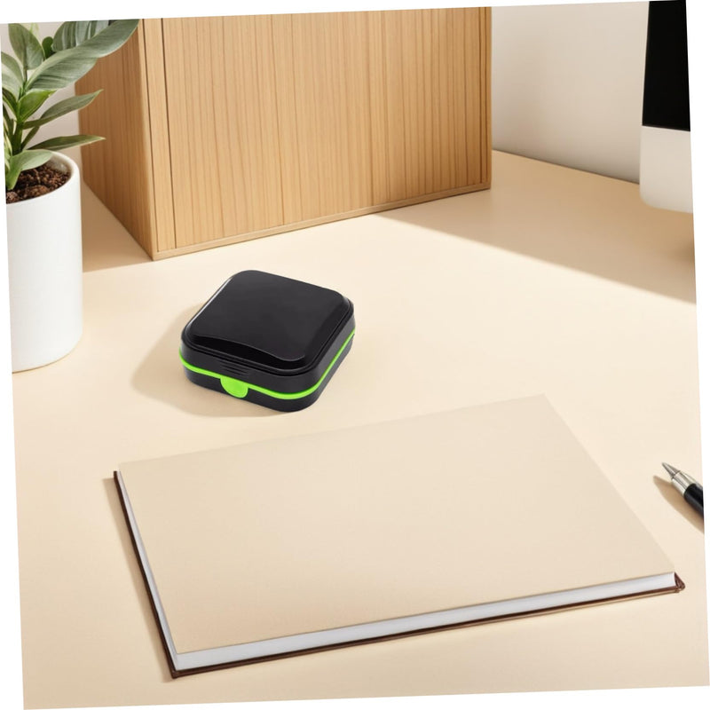 Portable Hearing Aid Holder Small Storage Box with Sealing Cover Shockproof Water-Resistant Protection Case for Outdoor Travel and Daily Use