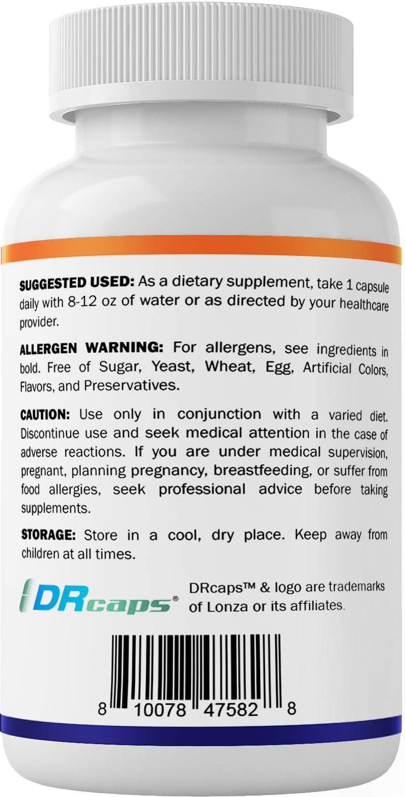 Vitamatic Bifidobacterium Breve - 10B per DR Capsule - 60 Count - Digestive Support - Made with Prebiotic Inulin Fiber