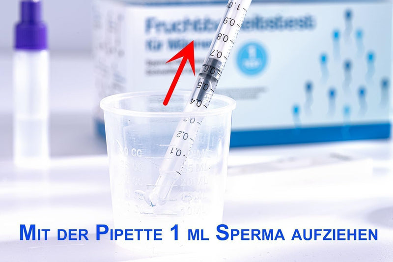 [Australia] - One+Step sperm test 1 piece - fertility test for men who want to have children - sperm test sperm test rapid test for fertility - measures the concentration of sperm 