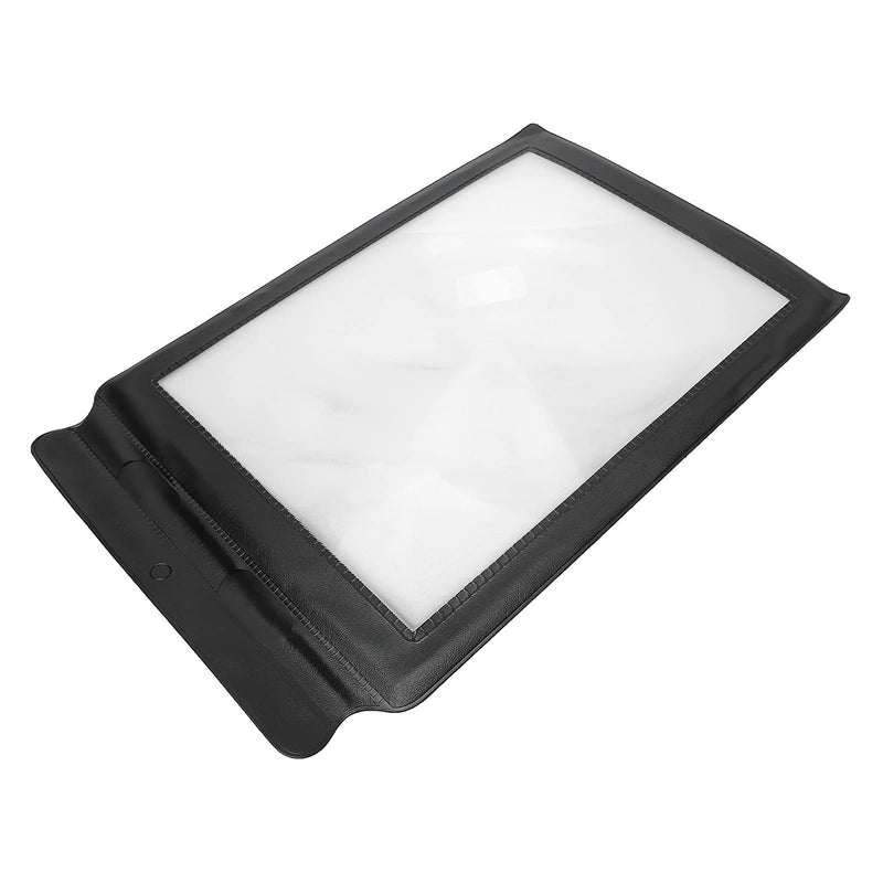 A4 Magnifier Full Page Reading Large Sheet Magnifying Glass Reading Aid for Books Menus Newspapers for Reading Small Fonts, Low Vision Seniors, Macular Degene