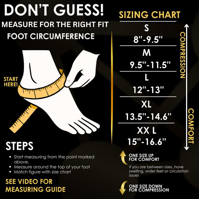 CopperJoint Athletic Foot Ankle Compression Sleeve – Pull On Copper Ankle Brace Women Support, Foot Sleeves, Breathable Elastic Braces Design for Basketball, Running, Sports - Large - 2 Pack Pair