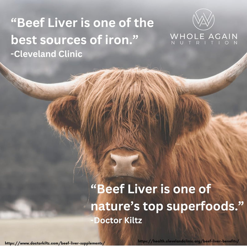 [Australia] - Grass Fed Beef Liver Capsules - 100% Pasture Raised - No Fillers or Flow Agents - 120 Count 3,000mg Serving - 30-Day Supply - Iron and Energy - Grass fed Desiccated Liver Supplement 