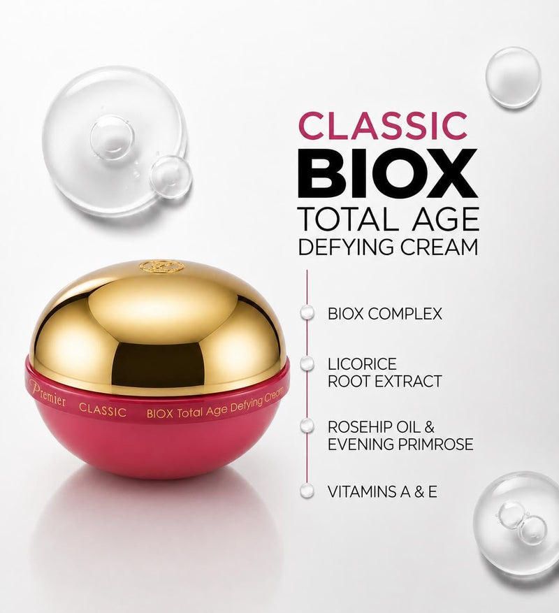 Premier Dead Sea BIOX Anti-Aging Face Cream | Vitamin A & Dead Sea Minerals | BIOX anti-aging moisturizer with Vitamin A, botanical oils and Dead Sea Minerals for smoother, firmer, hydrated skin.