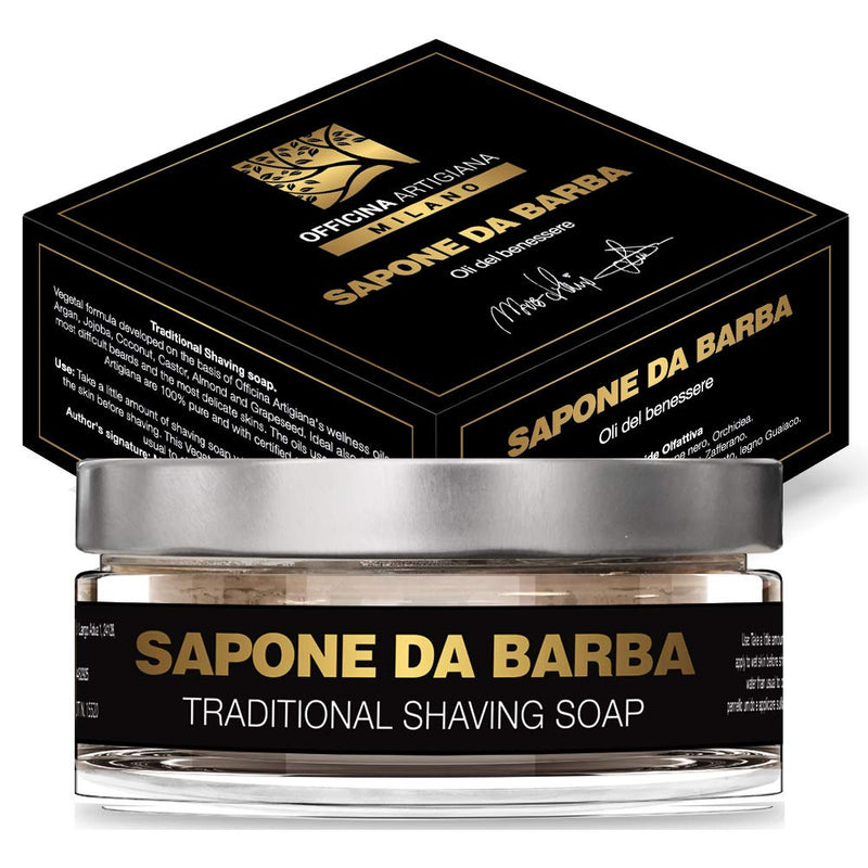 [Australia] - OFFICINA ARTIGIANA MILANO Traditional Shaving Soap - 5 wellness oils, 150 ml 