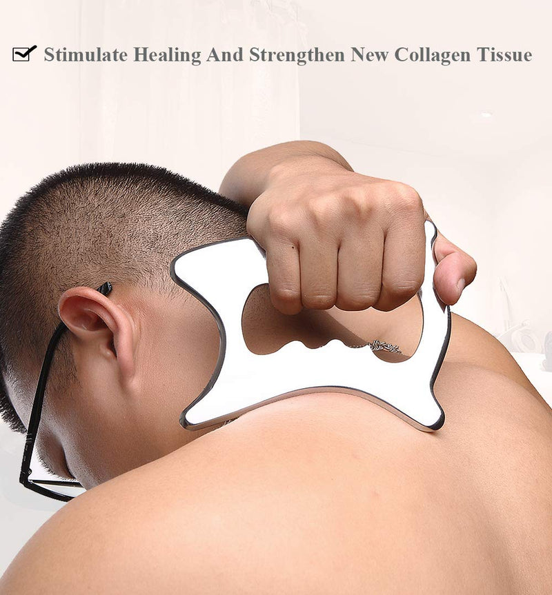 Guasha Scraping Massage Tool for Soft Tissue, Myofascial Release IASTM Tools for Back, Legs, Arms, Neck, Shoulder (D1)