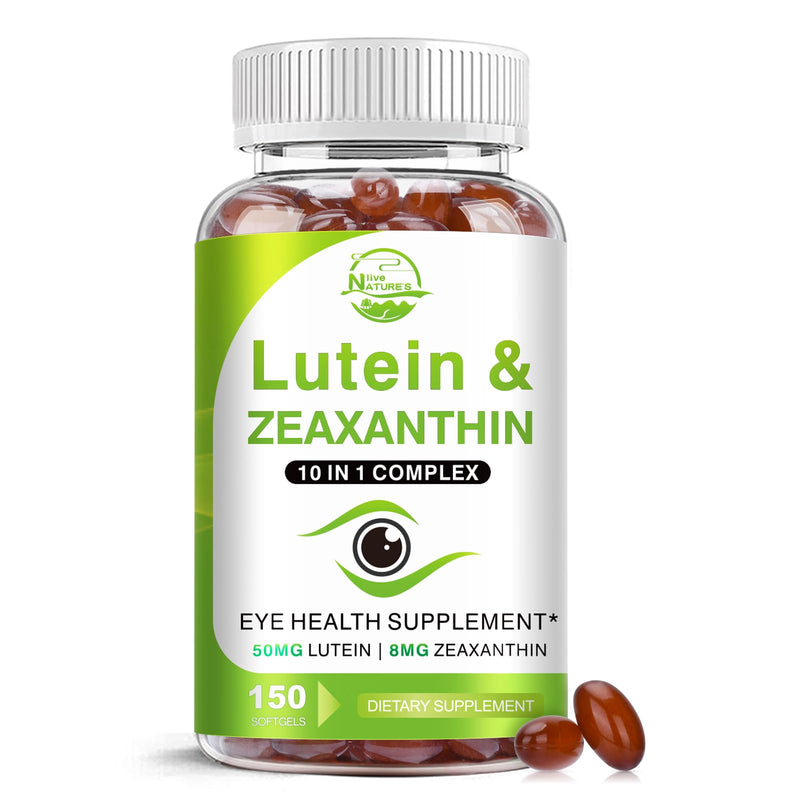 [Australia] - Lutein and Zeaxanthin Supplements, Eye Vitamin & Mineral Supplement, Multivitamin for Vision & Ocular Health with Omega-3, Protect and Enhance Your Eye Health Completely, 150 Softgels 150 Count (Pack of 1) 