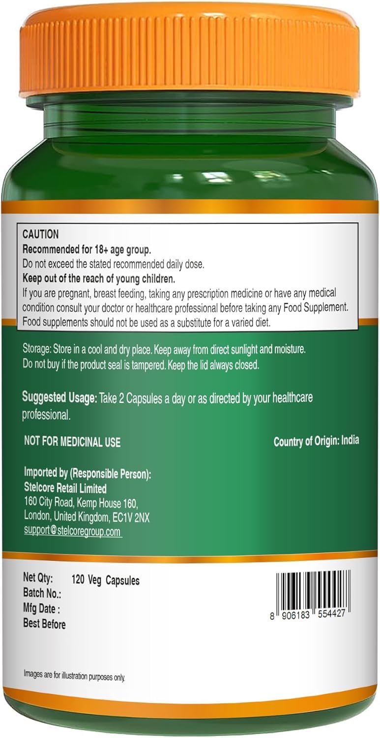 Pure Nutrition Alpha Lipoic Acid 600mg + Vitamin E | 120 Caps | Powerful Antioxidant to Support Nerve & Heart Health*. | Non-GMO