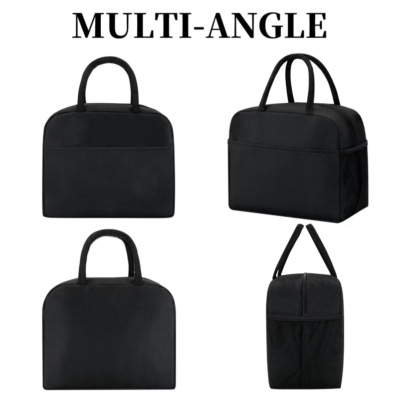 [Australia] - Lunch Bag Women/Men Lunch Box Women/Men (black) Black 