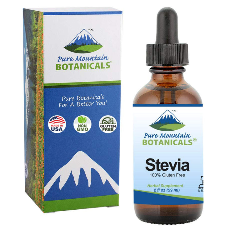 [Australia] - Liquid Stevia Drops ‚Äì Alcohol Free and Kosher Sugar Substitute - 2oz Glass Bottle 2 Fl Oz (Pack of 1) 