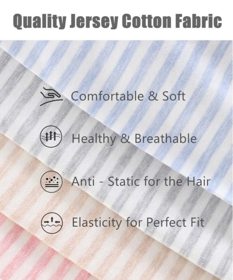 Memory Foam Pillow Protector,Cotton Pillowcase,Breathable Pillow Cover, Soft,Hypoallergenic,Comfortable Grey ( 2 Pack ) Standard (16"x24")