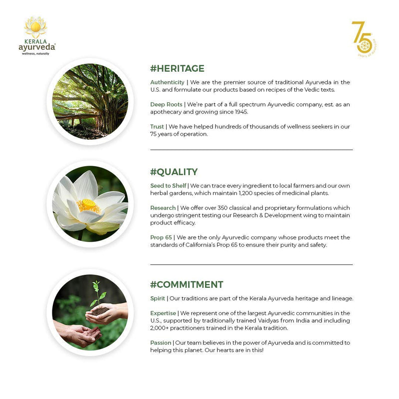 [Australia] - Kerala Ayurveda Brahmi Pearls soft gel capsules with Bacopa - Designed to support overall cognitive health, including memory, focus, and concentration. 60 Count 