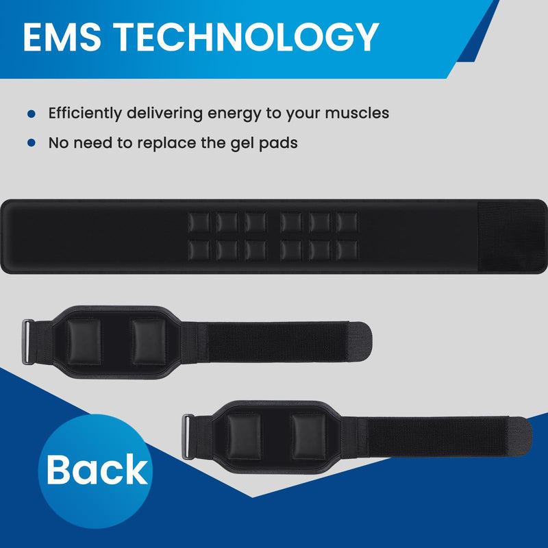 [Australia] - ABS Stimulator, Muscle Machine Workout Equipment, Ab Toning Belt Muscle Toner Fitness Training for Abdomen/Arm/Leg, Ab Trainer for Home Body Shape 