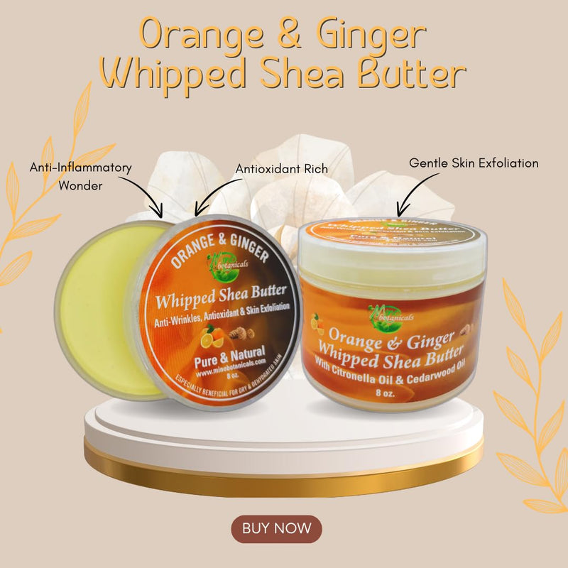Mine Botanicals Orange & Ginger Whipped Shea Butter