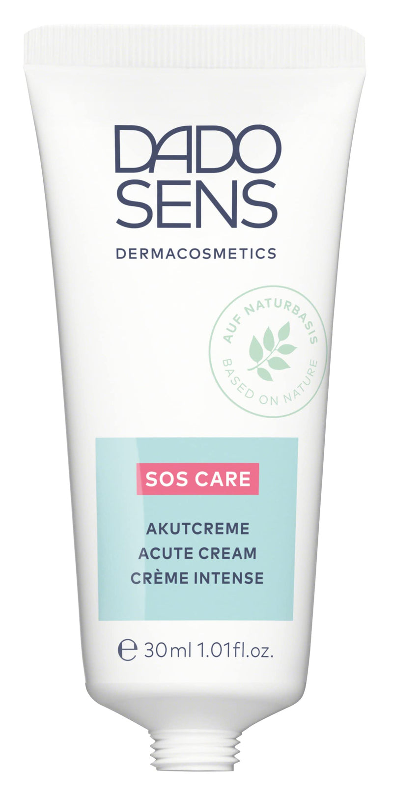 [Australia] - DADO SENS SOS CARE ACUTE CREAM 30ml - quickly soothes sensitive, irritated skin - therapy-accompanying care for perioral dermatitis, neurodermatitis and allergies 30 ml (pack of 1) 