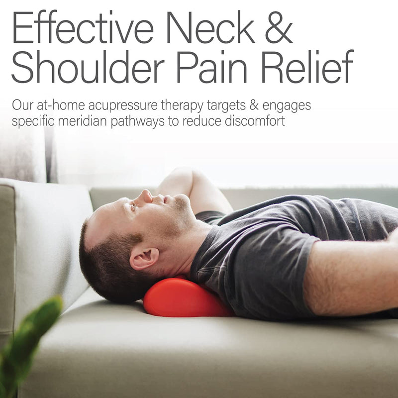 [Australia] - Kanjo Acupressure Neck Pain Relief Cushion | Cervical Traction Device & Acupressure Cushion for Muscle Tension & Relaxation | Helps Relieve Neck & Shoulder Pain | FSA & HSA Eligible | Blue Original Neck Cushion - Blue 
