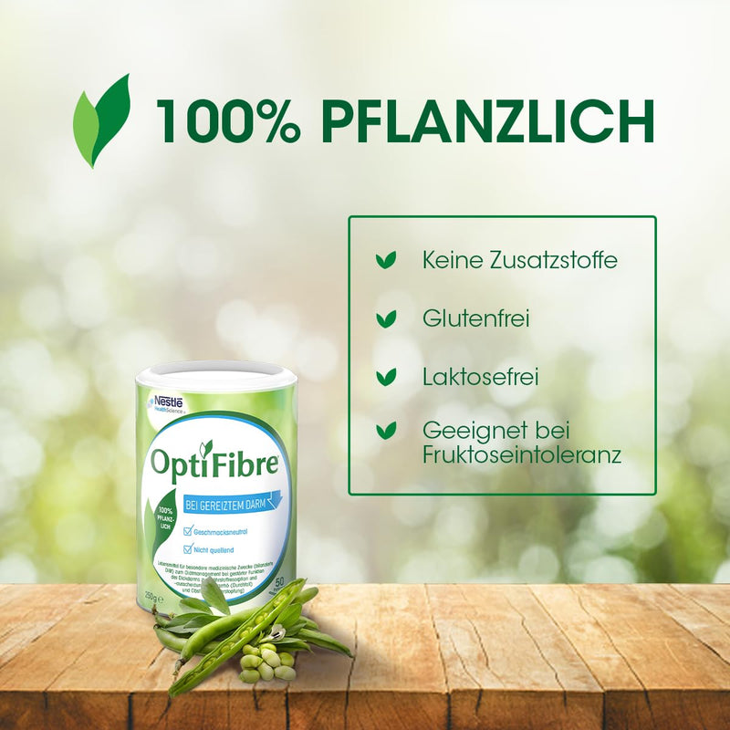 [Australia] - OptiFibre 250g can of soluble fiber for irritated intestines can restore the intestinal flora and normalize nutrient absorption100% plant-based, neutral in taste, easily soluble without swelling 250g (pack of 1) 