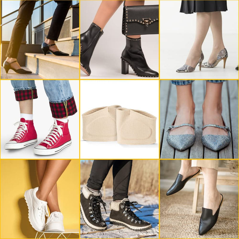[Australia] - Metatarsal padding, ball of foot padding, forefoot forefoot pad, comfort forefoot padding, walking comfort fabric, ball of foot protection, foot soft socks for support feet (EU 35.5-38) EU 35.5-38 