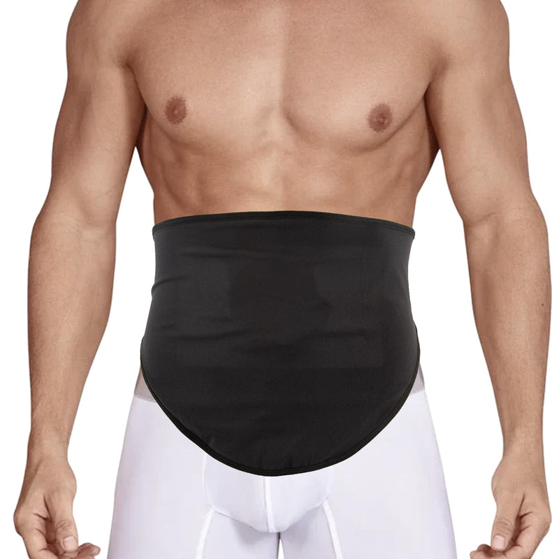 [Australia] - Ostomy Belt Colostomy Bag Covers for Men Women,Stoma ileostomy Ostomy Pouch Cover for Sports & Daily Use,Adjustable Hernia Urostomy Bags Wrap,Colostomia Supplies (Black - 1 pc, Medium) Black - 1 Pc 