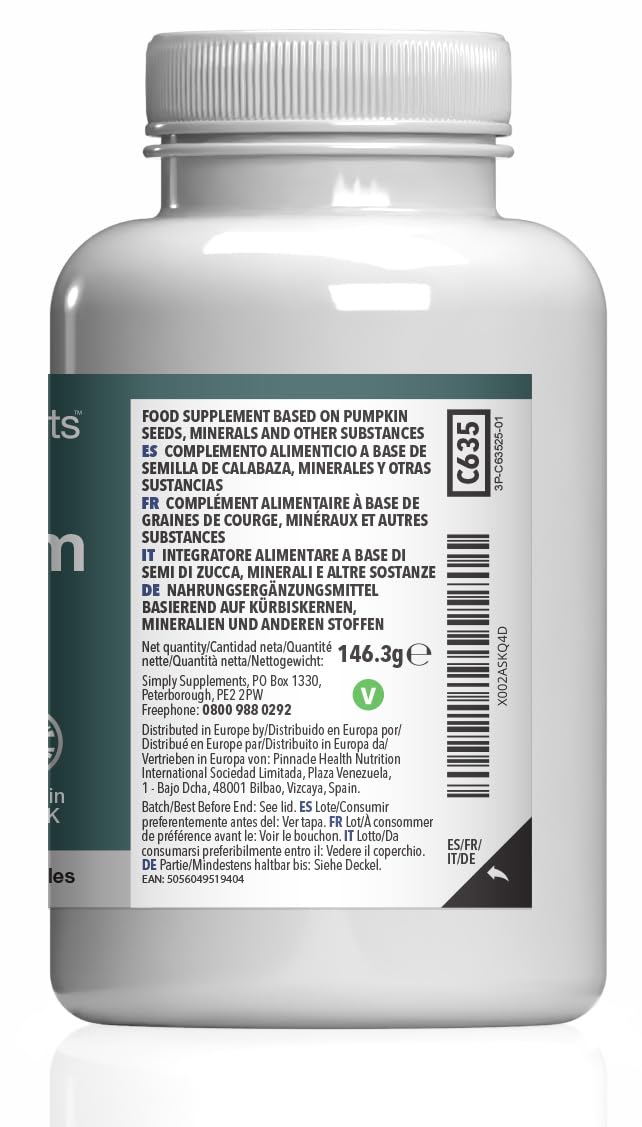 Prostaform Capsules with Pumpkin Seed, Zinc, L-Glutamine & L-Arginine HCL | Male Health, Prostate Function & Reproductive Health | 180 Capsules | Vegan Friendly | Made in The UK & GMP Certified Unflavoured 180 count (Pack of 1)