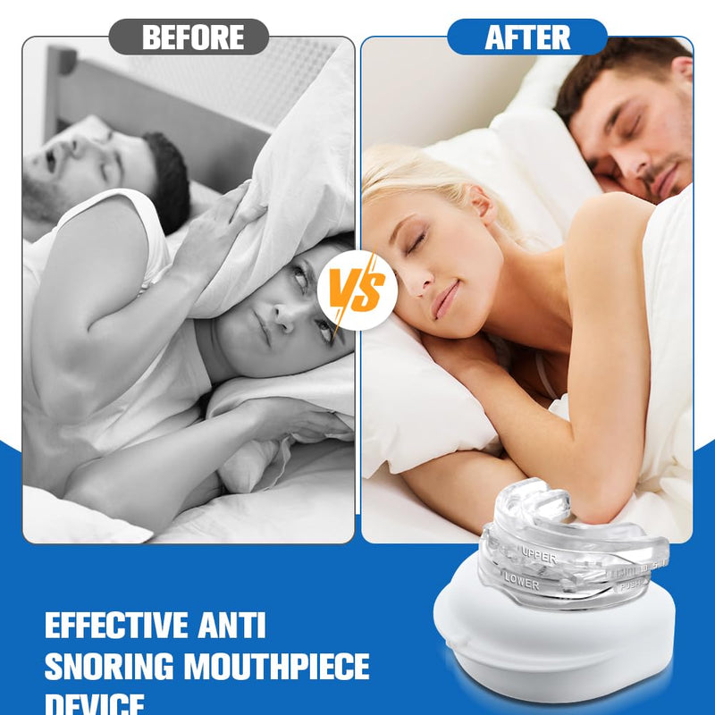 [Australia] - ACWOO anti snoring mouthpiece, snoring stopper, effective bite splints, night bite splint against teeth grinding and snoring for men women anti-snoring device 