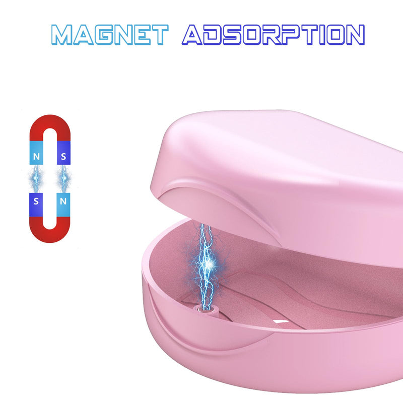 [Australia] - Orthodontic Mouthguard Case Dental Retainer Case-Pink Pink 