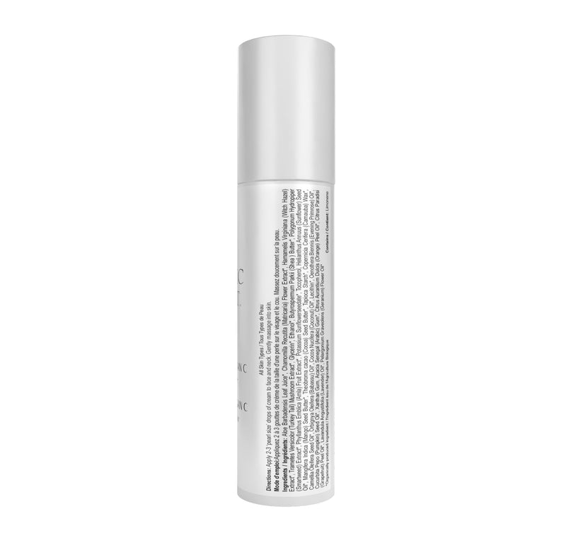 Resveratrol Vegan C Day Moisturizer – USDA Certified Organic Anti-Aging Face Cream – 100% Waterless Daily Defense for Glow & Firmness – Plant-Based Hydration – 1.7 fl oz