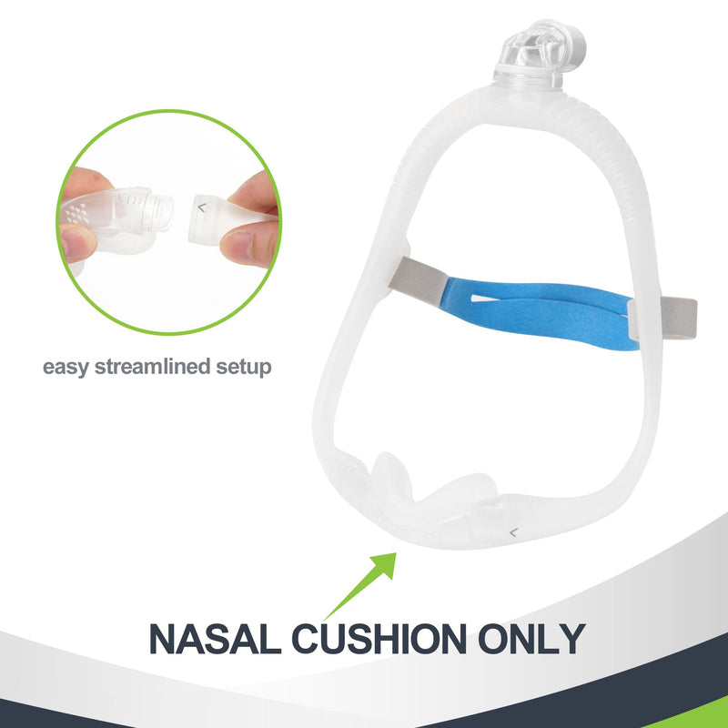 [Australia] - Replacement for N30i Small Nasal Cushion, Soft Curved Cradle Around The Nose, Latex-Free and No air-Leakage 