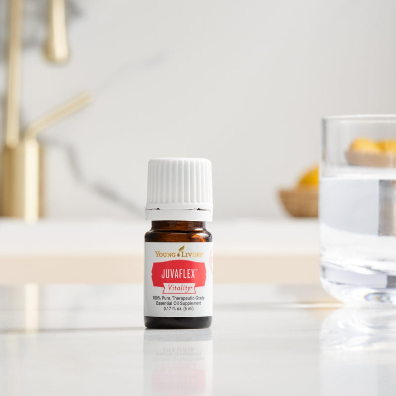 Young Living JuvaFlex Vitality Essential Oil - Support for Cleansing, Holistic Wellness, Natural Detoxification, and a Healthy Lifestyle - Awakening Aroma - 5ml
