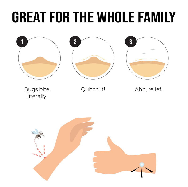 [Australia] - quitch Bug Bite Itch Relief Patch FSA Eligible, Summer Travel Essentials for Kids, Mosquito Bug Bite Thing Alternative, Summer Camp Essentials Itch Relief, Baby hydrocortisone Cream Alternative 36 Count (Pack of 1) 