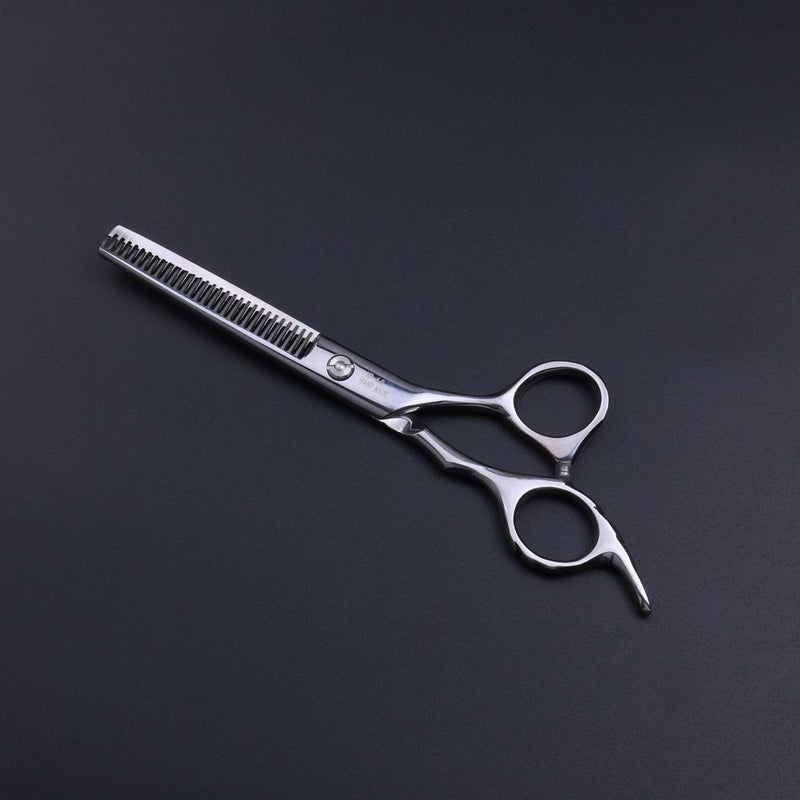 Purple Dragon Professional 6.0 inch Double teeth Barber Hair Thinning Scissor/Shear Set- Perfect for Hair Stylist or Home Use