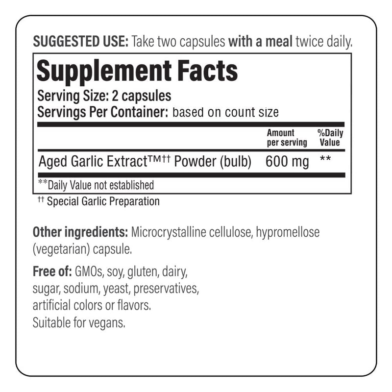 [Australia] - Kyolic Aged Garlic Extract Formula 300 Cardiovascular Health, Vegan, 360 Capsules 