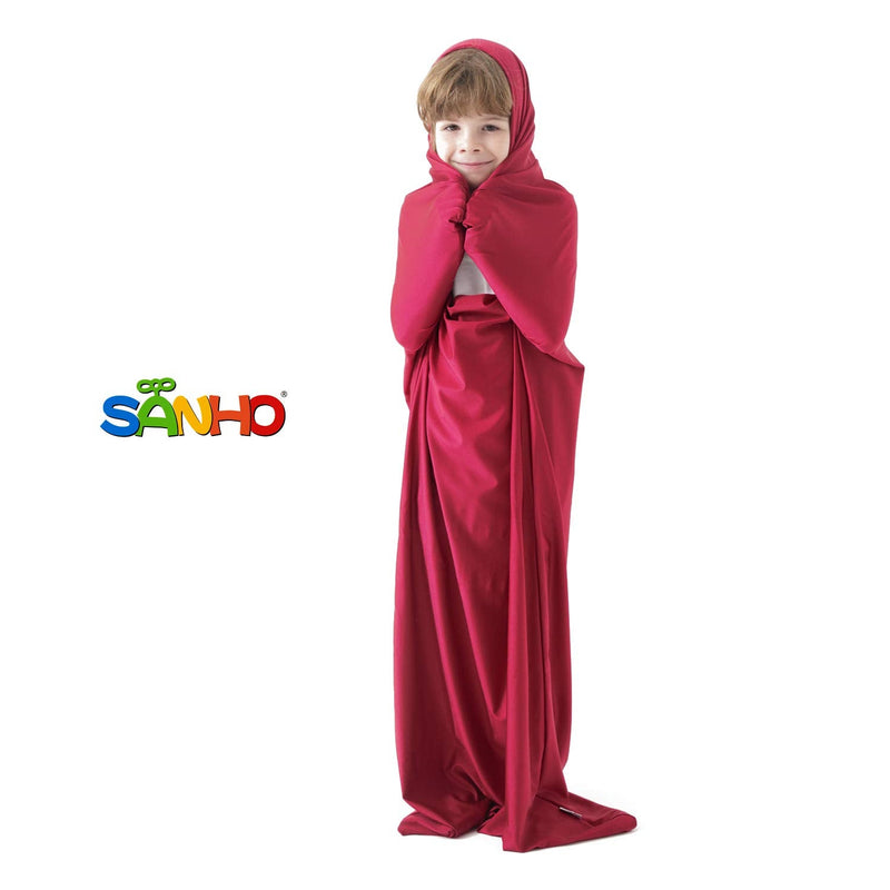 [Australia] - SANHO Premium Sensory Sock Body Sock, Perfect for Children with Sensory Processing Disorder, Updated Version (Wine red, Medium) Wine Red 