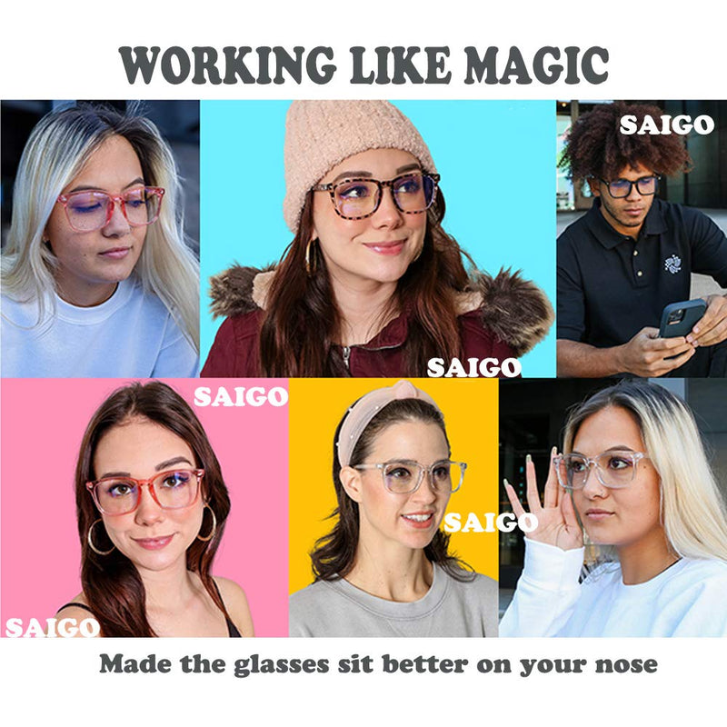 [Australia] - SAIGO Soft Foam Nose Pads Self Adhesive Non-Slip Eyeglass Nose Pads, Thin Nosepads for Eyeglasses Sunglasses Glasses,12Pairs,1.5MM Black 1.5mm/Black Color 